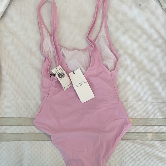 Karla Colletto pink one piece NWT size 10 - Picture 2 of 3